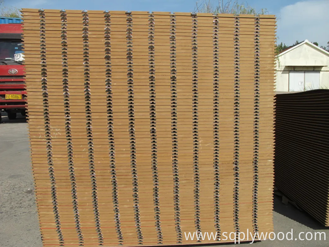 12mm 15mm 18mm Melamine Faced MDF Board / Slot MDF / UV MDF